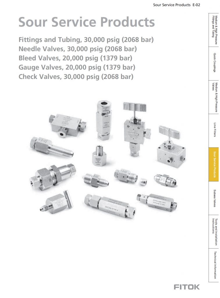 Valve and Fittings for Instrumentation