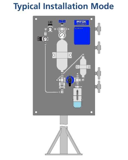 Sampling Connection Installation Process Sampling with vacuum condition BLE Series
