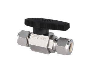 BR Series Hex bar Stock Ball Valve Black Nylon Handle
